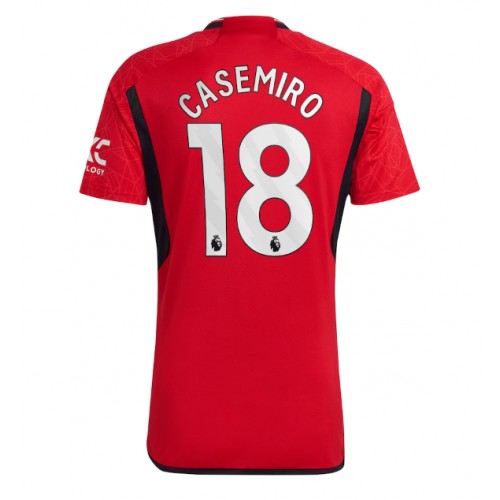 Manchester United Casemiro #18 Domaci Dres 2023-24 Kratak Rukav